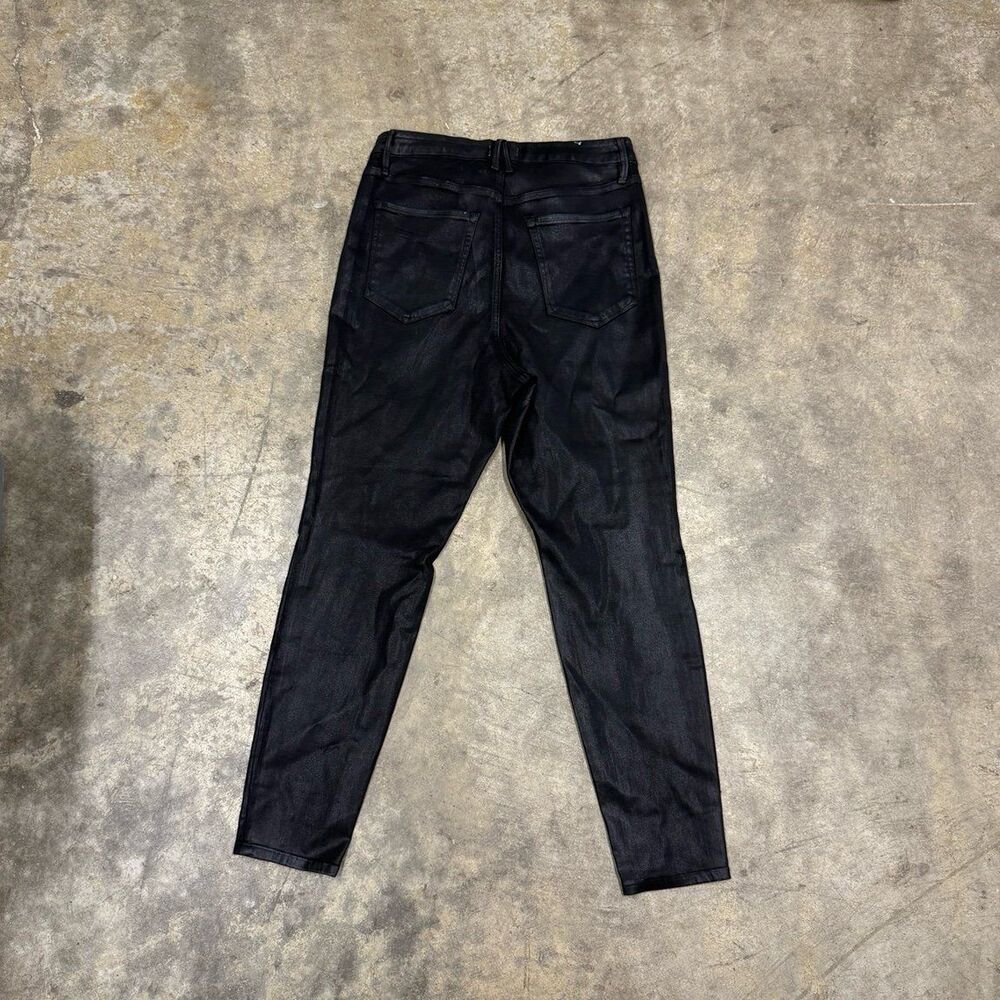 Good American Good Legs Black Coated Skinny Jean - Picture 6 of 7